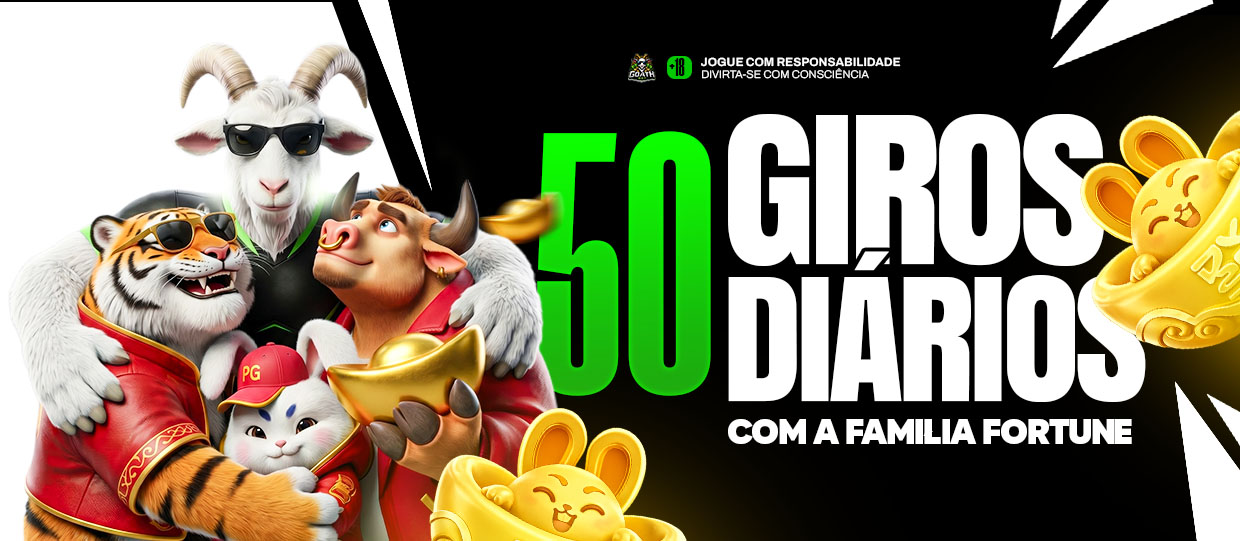 Giros grátis todos os dias na Família fortune!